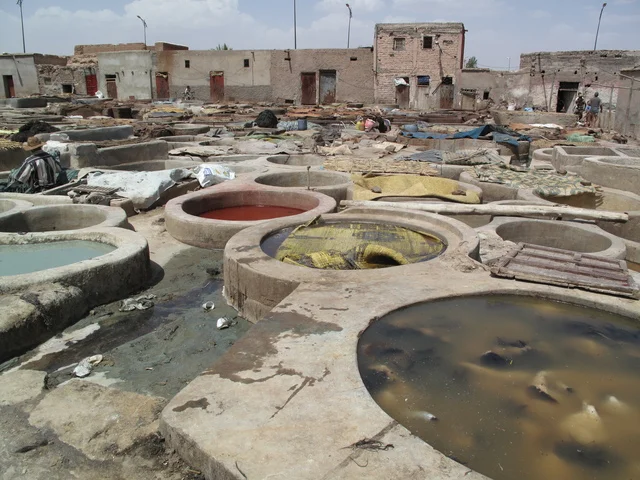 Les tanneries, haut lieu de la puanteur