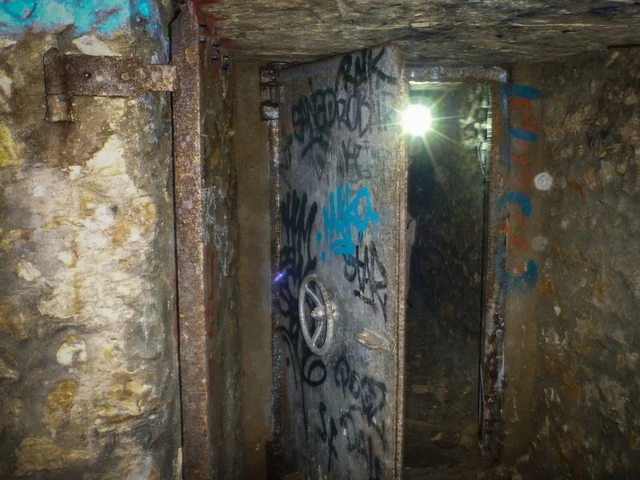 La porte du Bunker allemand