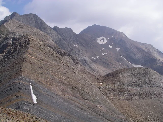 Crête qui monte au Posets