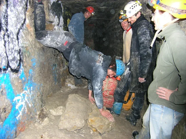Chatière vers le bunker allemand