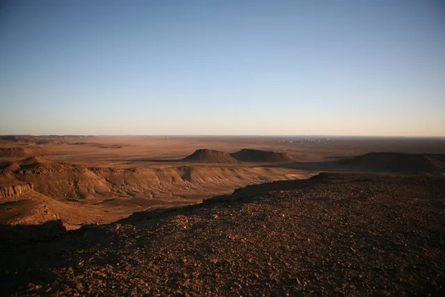 Vue au sommet d'un Mesa