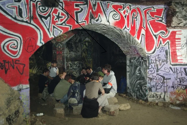 les catacombes c'est un lieu de fête et de rencontre !