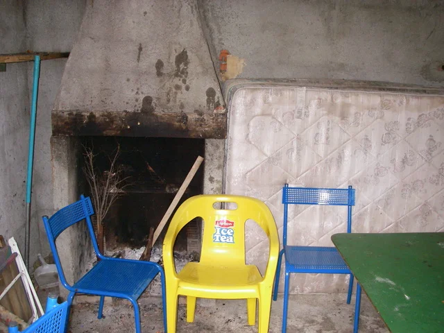 Intérieur de la cabane