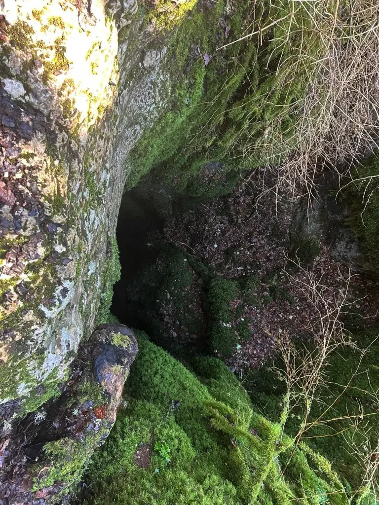 Entrée du trou