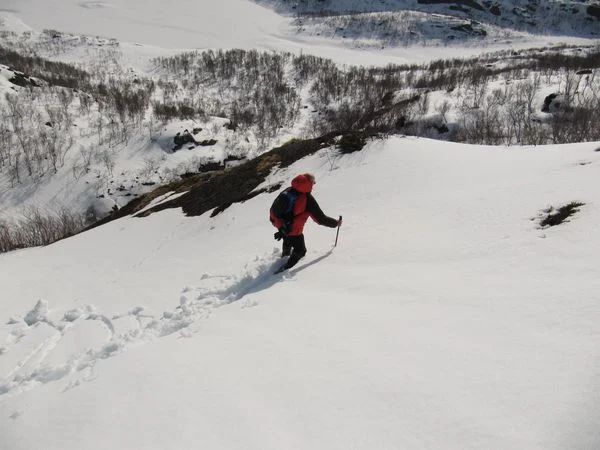 La neige est molle...