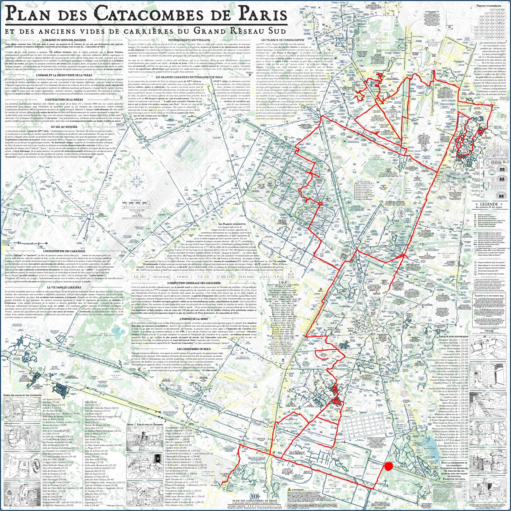 Trajet dans les catas