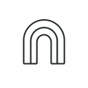Arc, symbole des ouvrages souterrains.
