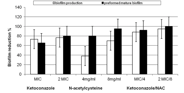 Effet du NAC sur les biofilms