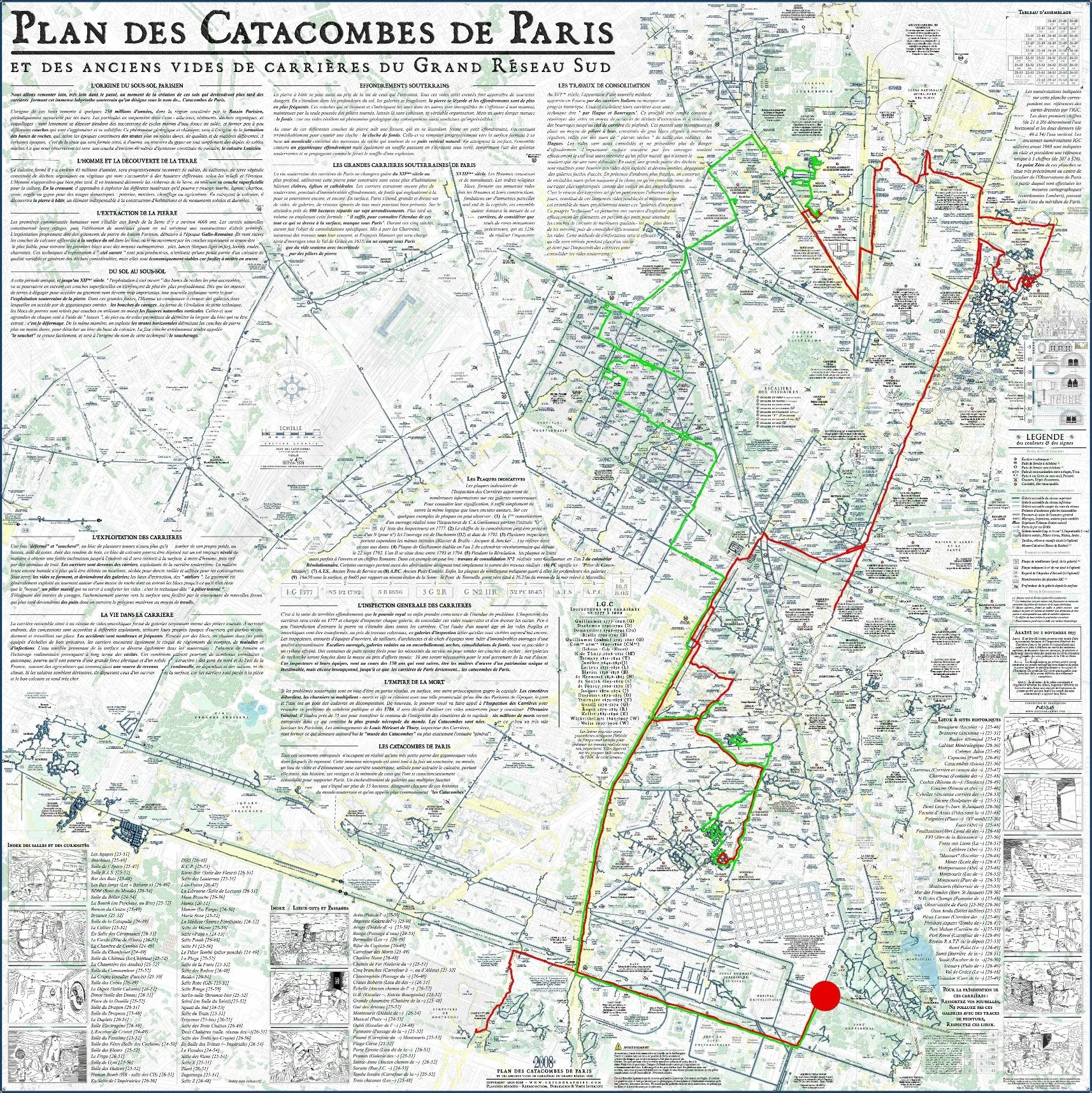 Notre cheminement dans les sous sols parisiens