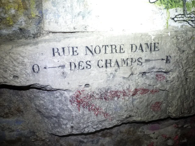 Nom de rue sous Paris